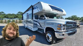 Too Big to Offroad Chevy 5500 4x4 Super Class C RV Walk Through and Opinions [upl. by Bride]