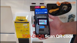 Cashless Can Vending Machine  transpire QR DNQR Payment Terminal [upl. by Hazlip935]