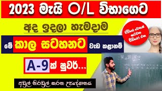 study plan for the Ordinary level examination  2023 may OL  how to pass OL exam in one month [upl. by Nolek]