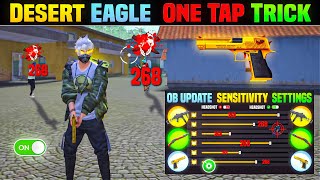 Desert Eagle One Tap Headshot Trick  Free Fire Me Headshot Kaise Mare  Khuni Gamers [upl. by Benson]