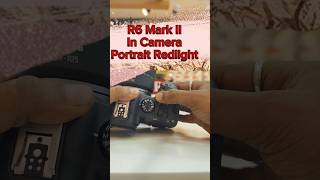 Portrait Lighting Adjustment In CameraPortrait RelightingCanon R6 Mark II canon viralvideo eos [upl. by Mordecai]