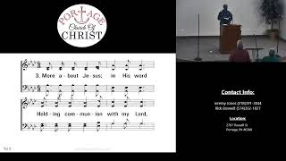 Portage Indiana Church of Christ Livestream 2212024 [upl. by Sokin]