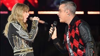 Robbie Williams and Taylor Swift Angels live at Wembley [upl. by Nareht21]