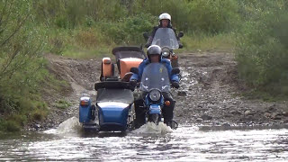 Ural Motorcycle River Crossing [upl. by Roshelle325]