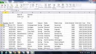 Excel 2010 INDEX and MATCH functions nested [upl. by Sucul155]