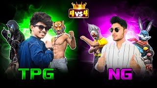 TPG SQUAD VS NONSTOP GAMING SQUAD 🔥4VS4 BEST OF 3 🤯 LIVE GAME PLAY 😱 WHO WILL WIN [upl. by Lolande]