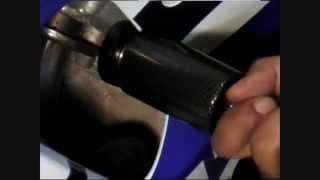 2003 GSXR600 Frame Sliders Install [upl. by Acirre]