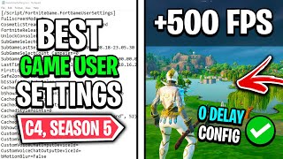 The BEST Game User Settings in Fortnite Season OG 🔧 MAX FPS  0 Input Delay [upl. by Innoc]