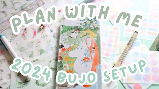 My 2024 Bullet Journal Setup  Hobonichi Weeks Moomin Special Edition [upl. by Remington]