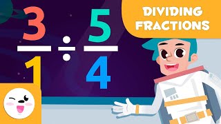 Dividing Fractions  Space Math for Kids [upl. by Asilahs]