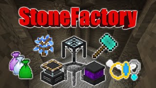 StoneFactory Addon  Bedrock Edition Modpack MCPE [upl. by Arianie]