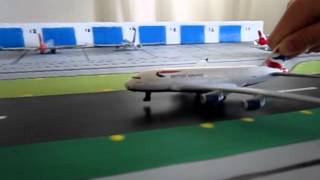 British Airways Toy A380 Landing [upl. by Seuqcaj]