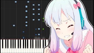 Eromanga sensei ED Adrenaline  Piano Tutorial [upl. by Mixie]