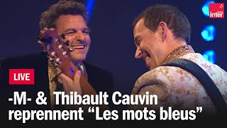 quotLes mots bleusquot en live par M et Thibault Cauvin [upl. by Risay]