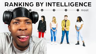 Strangers Rank Their Intelligence REACTION [upl. by Innej]