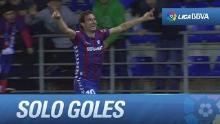 Todos los goles de SD Eibar 10 Málaga CF [upl. by Rapsag4]