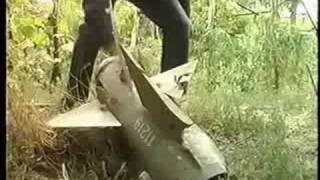 Wreckage of Israeli missile Python 4 in Osetia [upl. by Blondy]