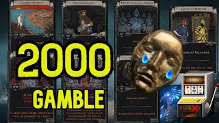 I GAMBLED 2000 DIVINES so you dont have to [upl. by Trbor]