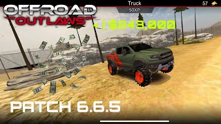 Offroad Outlaws Money Glitch 666 NOT Patched [upl. by Enamrej]