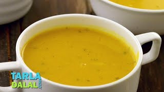 लाल कद्दू का सूप  Pumpkin Soup recipe by Tarla Dalal [upl. by Elison131]