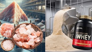 How Himalayan Pink Salt and Whey Protein Is Made [upl. by Pryor]