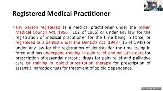 TIPSECHO Season 162 FCPM 34 Session 20  opioid availability  Dr Sunil Kumar MM [upl. by Aicrag481]