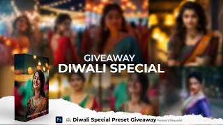 Diwali Photoshop Presets  FREE GIVEAWAY [upl. by Iams]