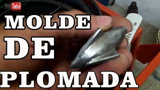 Como hacer un molde de aluminio para plomadas [upl. by Sebastian923]