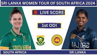 Live South Africa Women vs Sri Lanka Women Match 1st ODI  SAW vs SLW Today Match Live Score [upl. by Arteid]