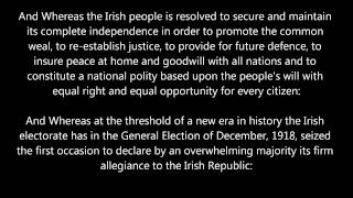 Irish Declaration of Independence [upl. by Errehs]