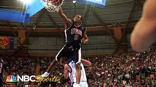 Vince Carters quotDunk of Deathquot the GREATEST dunk of all time  NBC Sports [upl. by Artamas]