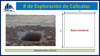 ¿Cómo Calcular el Número de Calicatas  FÁCIL y RÁPIDO [upl. by Naneek]