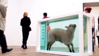 Damien Hirst at Tate Modern Away from the Flock [upl. by Fauver632]