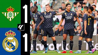 Real Betis 11 Real Madrid  HIGHLIGHTS  LaLiga 202324 [upl. by Boylan495]