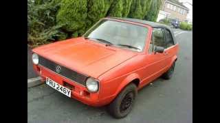 Mk1 Golf Cabriolet Restoration [upl. by Enyawd]