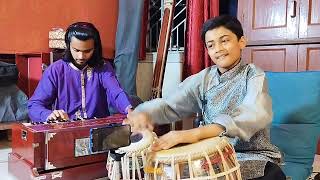 Short Tabla Recital on Teentaal by Manojyoti Ghosh  Harmonium Accompaniment Arkajyoti Mukherjee [upl. by Roberts293]