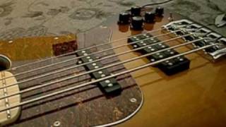 How to enhance your bass guitar B string sound  part 2  Frudua GFJ Bass [upl. by Ivie]