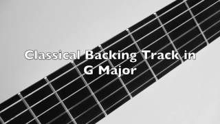 Classical Style G Major backing track for improvising [upl. by Salangi221]