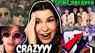 BTS  Spine Breaker Lyrics Music Video Live Performance  REACTION they are crazy for this omg [upl. by Trevorr]