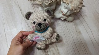 Amigurumi orsetto orso Teddy San Valentino thun oso bear [upl. by Aruabea592]