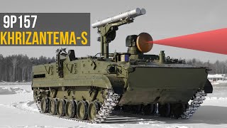 Effectiveness of 9P157 KhrizantemaS Russian Self Antitank missile system [upl. by Annamarie]