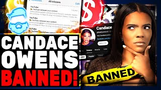 Candace Owens BANNED By Youtube amp Fully Demonitized Over Kanye West Interview The PURGE Is Here [upl. by Riocard278]