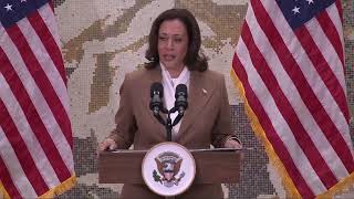 Vice President Harris Delivers Remarks to the Press on the Conflict Between Israel and Hamas [upl. by Caryl]