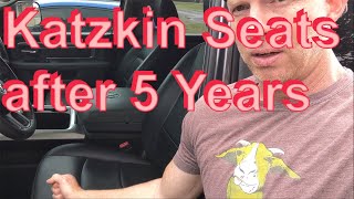 KatzKin Leather Seats 5 Year Update How do they Hold up in my Ram Ecodiesel 1500 [upl. by Rasec]