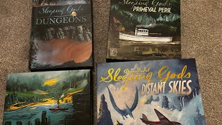 Sleeping Gods Distant Skies and More MAMMOTH Unboxing [upl. by Christmas]