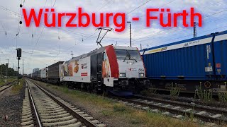 Von Würzburg Hbf nach Fürth Bayern Gbf kleine Umleitung mit dem Paneuropa  Terratrans [upl. by Ahsemot]