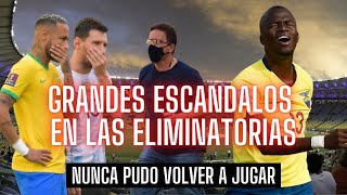 GRANDES ESCANDALOS en Eliminatorias Sudamericanas 🏆 quotLo fueron a arrestar en pleno partidoquot 😨 [upl. by Murrell]