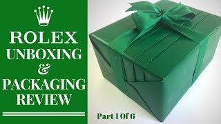 Rolex Unboxing Pt 1 [upl. by Nikral]