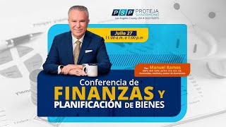 Conferencia de Finanzas y Planificación de Bienes  EN VIVO 27 de julio 2024 11 am [upl. by Arelc]