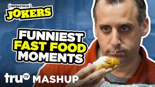 Impractical Jokers Funniest Fast Food Moments Mashup  truTV [upl. by Aihsotan]